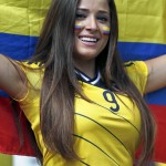 magnifique supportrice colombienne